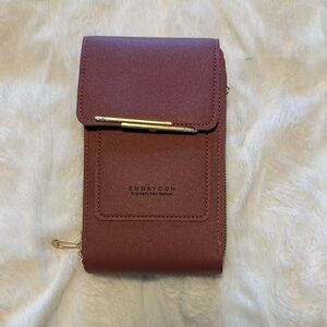 Women's Maroon Wallet Bag
